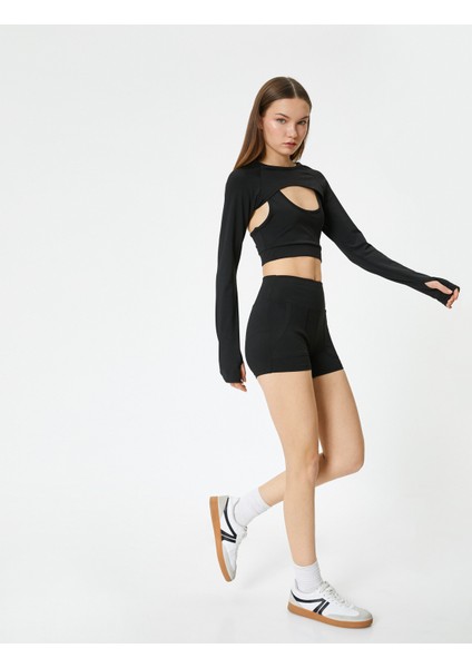 Cepli Ekstra Mini Spor Şort