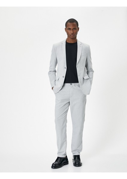 Blazer Ceket Slim Fit Cep Detaylı Düğmeli fiyatları