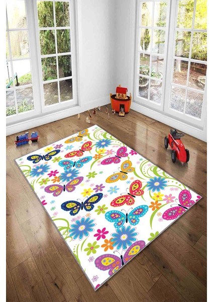 Desenli Renkli Dijital Baskılı Yıkanabilir Kaymaz Taban Modern Mutfak Halısı (Süngersiz) fiyatları