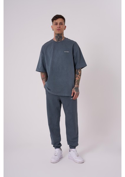 Erkek Luxury Yıkamalı Basic Oversize Ghost Tişört modelleri