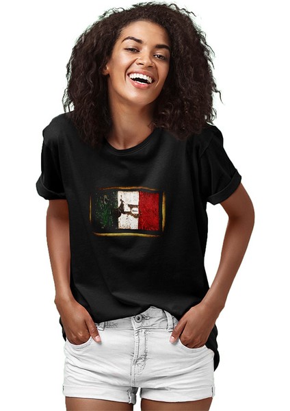 Italya Siyah Unisex Tişört T-Shirt fiyatları