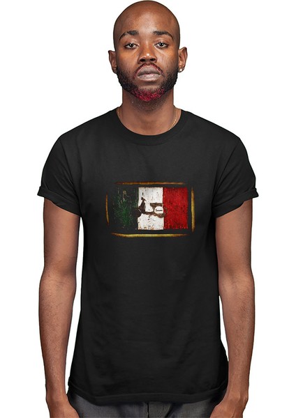 Italya Siyah Unisex Tişört T-Shirt modelleri