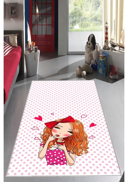 Desenli Renkli Dijital Baskı Yıkanabilir Kaymaz Taban Modern Çocuk Halısı ve Yolluk.