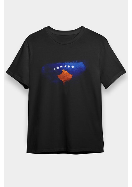 Kosova - Kosovo Siyah Unisex Tişört T-Shirt