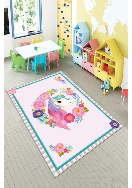 Desenli Renkli Dijital Baskılı Yıkanabilir Kaymaz Taban Modern Mutfak Halısı (Süngersiz) fiyatları