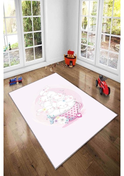 Ekonomik Desenli Renkli Dijital Baskı Yıkanabilir Kaymaz Taban Modern Çocuk Halısı.(Süngersiz) fiyatları