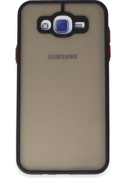 Samsung Galaxy J7 Kılıf Montreal Silikon Kapak - Siyah 24051