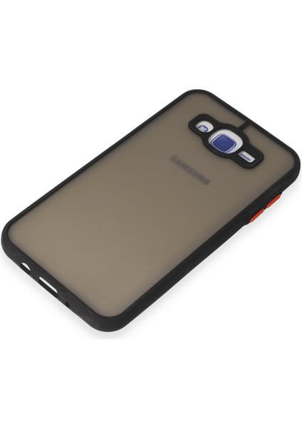 Samsung Galaxy J7 Kılıf Montreal Silikon Kapak - Siyah 24051