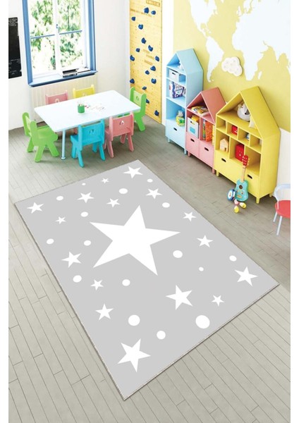 Desenli Renkli Dijital Baskılı Yıkanabilir Kaymaz Taban Modern Mutfak Halısı (Süngersiz)