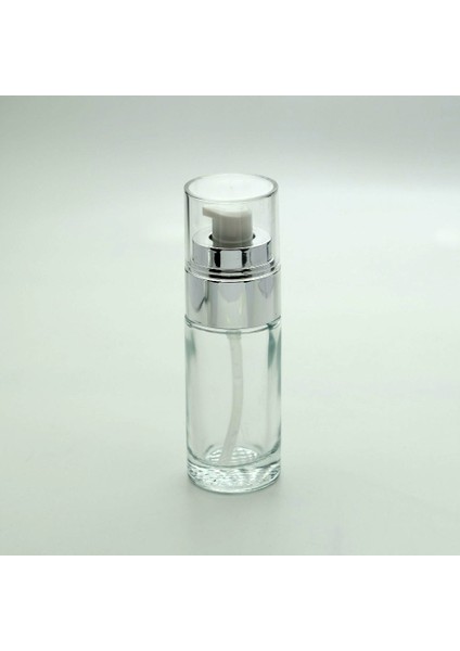 Krem ve Losyon Şişesi 40 ml (3 Adet) (TEKRAR DOLDURULABİLİR) Şeffaf Gri Kapaklı Boş Şişe fırsatları