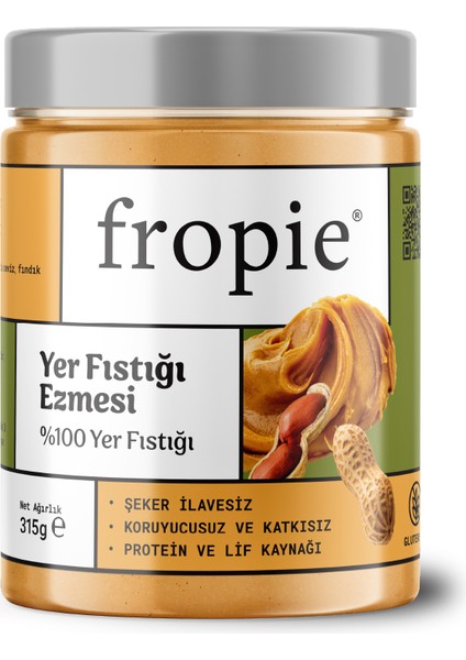 Yer Fıstığı Ezmesi - 100% Yer Fıstığı 315 gr