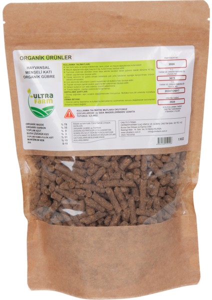 Hayvansal Amino Asit Ihtiva Eden Organik Katı Gübre