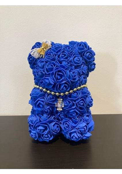 Özel Tasarım El Yapımı Teddy Rose Bear Güllü Ayıcık 22 cm