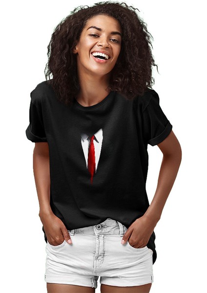 Takım Elbise Siyah Unisex Tişört T-Shirt fiyatları