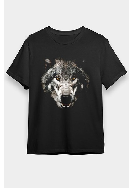 Kurt Siyah Unisex Tişört T-Shirt
