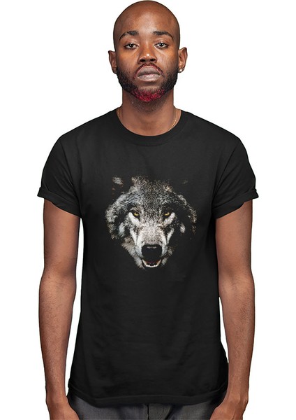 Kurt Siyah Unisex Tişört T-Shirt modelleri