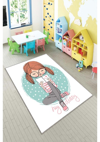 Desenli Renkli Dijital Baskılı Yıkanabilir Kaymaz Taban Modern Mutfak Halısı (Süngersiz) fiyatları