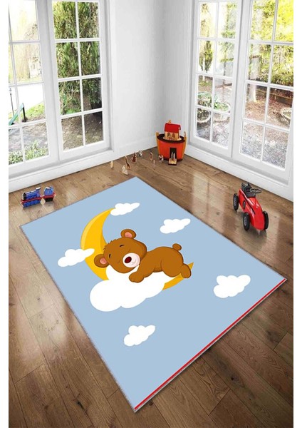 Desenli Renkli Dijital Baskı Yıkanabilir Kaymaz Taban Modern Çocuk Halısı ve Yolluk. modelleri