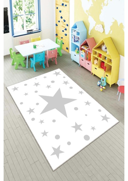 Desenli Renkli Dijital Baskılı Yıkanabilir Kaymaz Taban Modern Mutfak Halısı (Süngersiz)