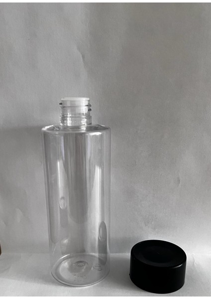 250 ml Şeffaf Plastik Kolonya Şişesi, Boş Şişe, 50 Adet