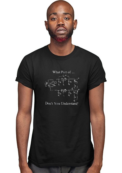 Elektrik Mühendis Siyah Unisex Tişört T-Shirt modelleri
