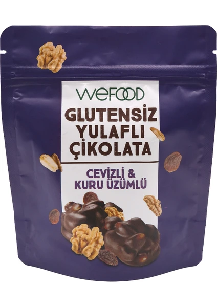 Glutensiz Yulaflı & Cevizli Çikolata 40 gr 3'lü 8683347032808