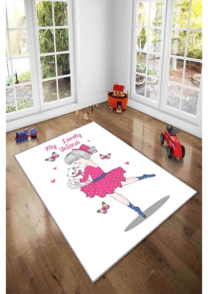 Desenli Renkli Dijital Baskı Yıkanabilir Kaymaz Taban Modern Çocuk Halısı ve Yolluk. modelleri