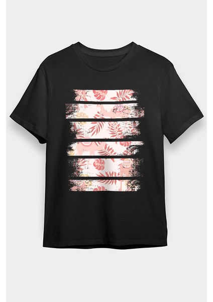 Deve Siyah Unisex Tişört T-Shirt