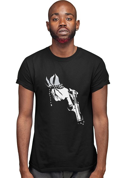 Ev Siyah Unisex Tişört T-Shirt modelleri
