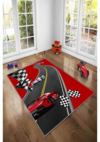 Desenli Renkli Dijital Baskı Yıkanabilir Kaymaz Taban Modern Çocuk Halısı ve Yolluk. modelleri