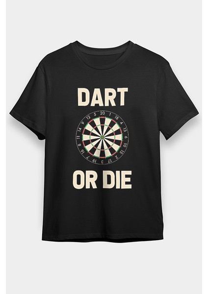 Dart Siyah Unisex Tişört T-Shirt