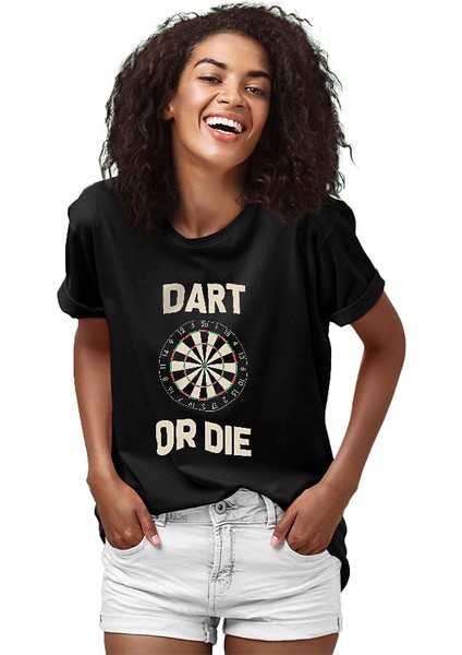 Dart Siyah Unisex Tişört T-Shirt