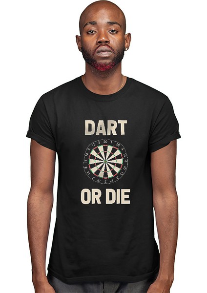 Dart Siyah Unisex Tişört T-Shirt