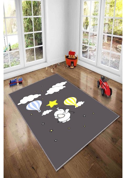 Desenli Renkli Dijital Baskı Yıkanabilir Kaymaz Taban Modern Çocuk Halısı ve Yolluk. modelleri