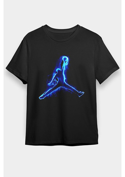 Basketbol Siyah Unisex Tişört T-Shirt