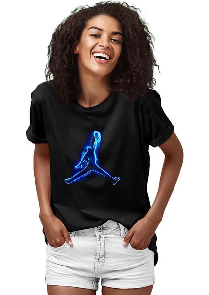 Basketbol Siyah Unisex Tişört T-Shirt