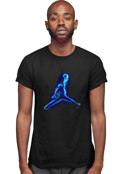 Basketbol Siyah Unisex Tişört T-Shirt