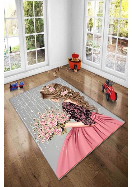 Desenli Renkli Dijital Baskı Yıkanabilir Kaymaz Taban Modern Çocuk Halısı ve Yolluk. modelleri