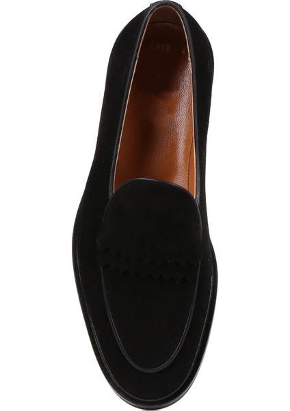 - Siyah Süet Bağcıksız Erkek Günlük Ayakkabı 250-7510 indirimleri