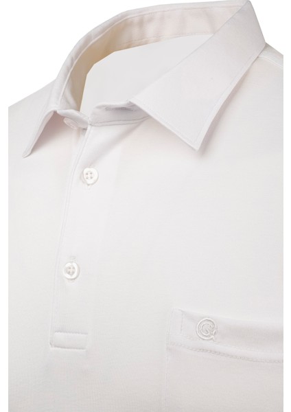 Erkek Gömlek Yaka Düğmeli Cepli Tişört Klasik Kalıp modelleri