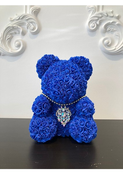 Özel Tasarım El Yapımı Teddy Rose Bear Güllü Ayıcık 35 cm