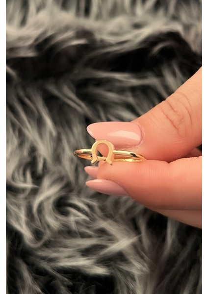 14 Ayar Altın Şans Nalı Yüzük modelleri