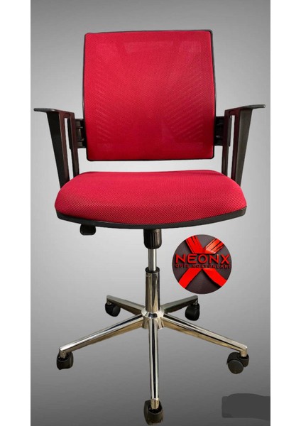 Neonx/kelebek Çalışma Sandalyesi Metal Ayaklı/personel Koltuğu/ofis Sandalyesi/ofis Kolltuğu//genç Odası/çocuk Odası