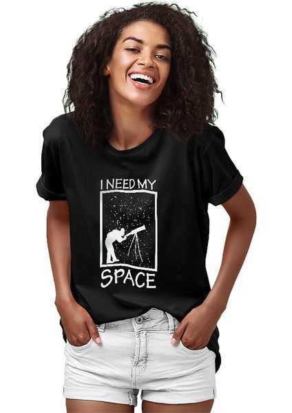 Teleskop Astronomi Siyah Unisex Tişört T-Shirt fiyatları
