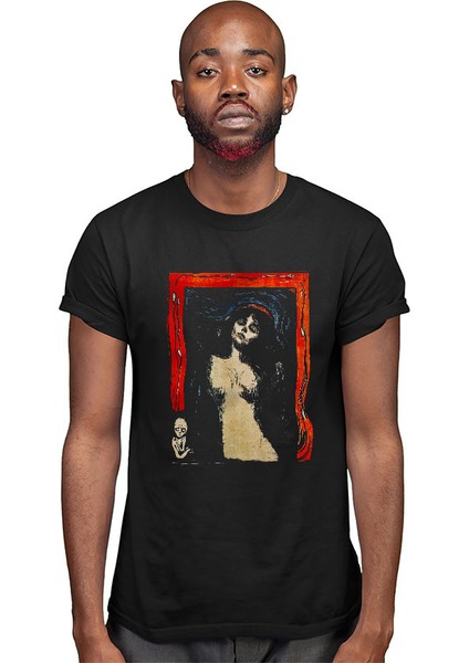 Scene I Skogen Siyah Unisex Tişört T-Shirt fiyatları