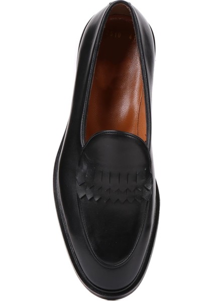 - Siyah Deri Bağcıksız Erkek Günlük Ayakkabı 250-7510 indirimleri