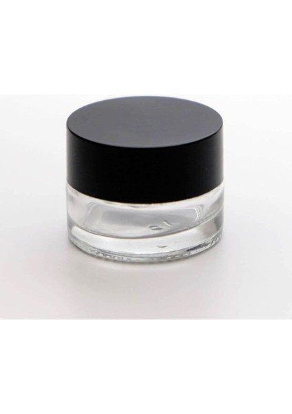 Krem Kavanozu 5 ml (10 Adet) Şeffaf Kutu