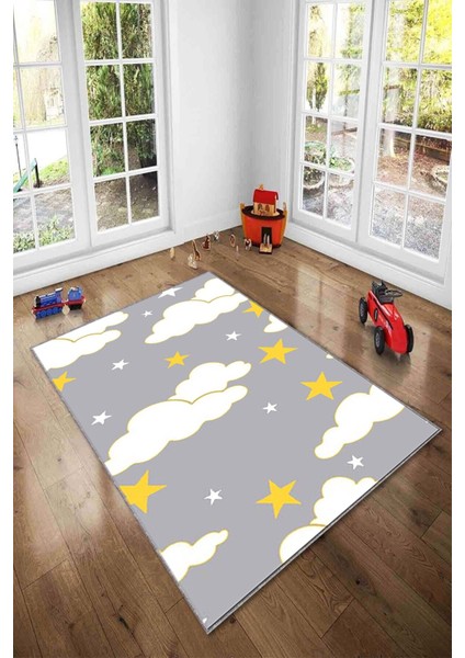 Desenli Renkli Dijital Baskı Yıkanabilir Kaymaz Taban Modern Çocuk Halısı ve Yolluk. modelleri