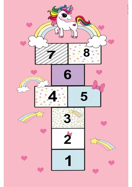 Desenli Renkli Dijital Baskılı Yıkanabilir Kaymaz Taban Modern Mutfak Halısı (Süngersiz) modelleri