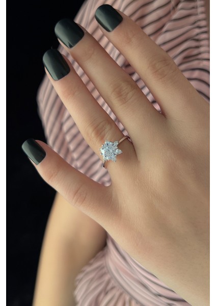 14 Ayar Altın Beyaz Lotus Yüzük 2 fiyatları